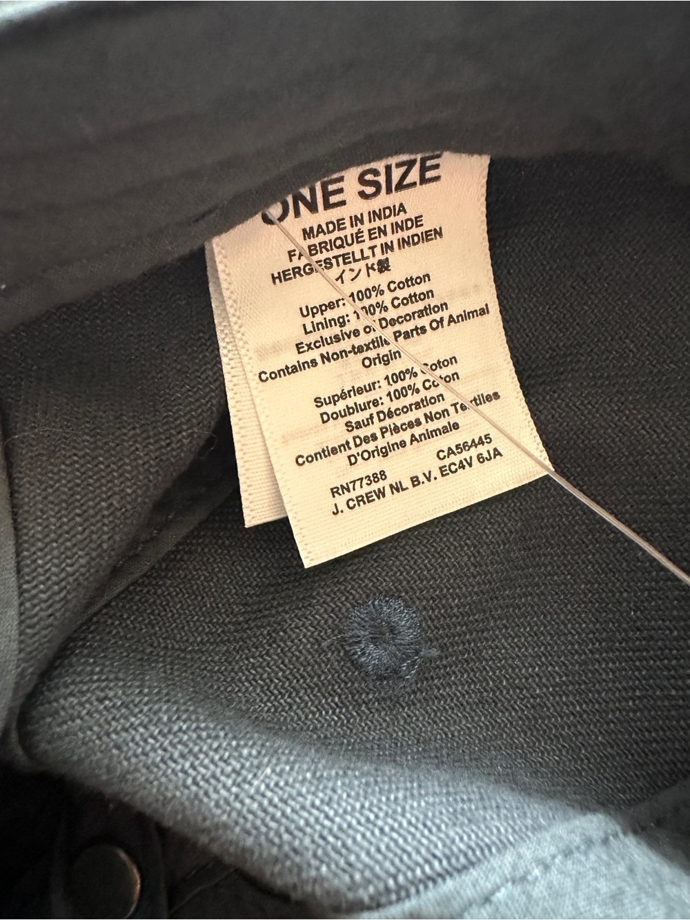 NWT J.crew Baseball cap | Blue - Picture 6 of 8
